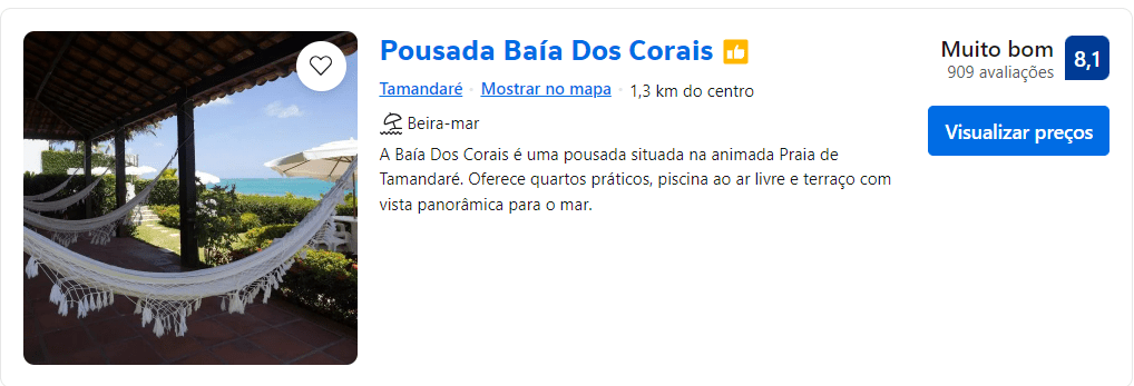 Pousada Baía dos Corais