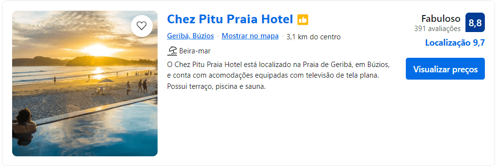 Chez Pitu Praia Hotel