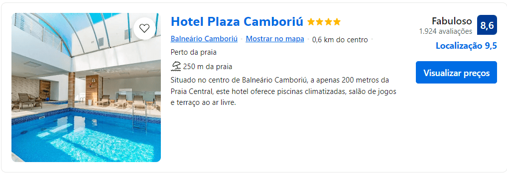 Hotel Plaza Camboriú