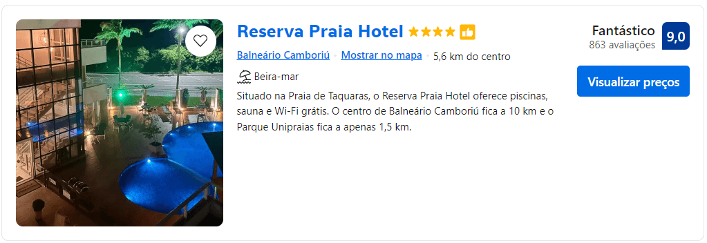 Reserva Praia Hotel