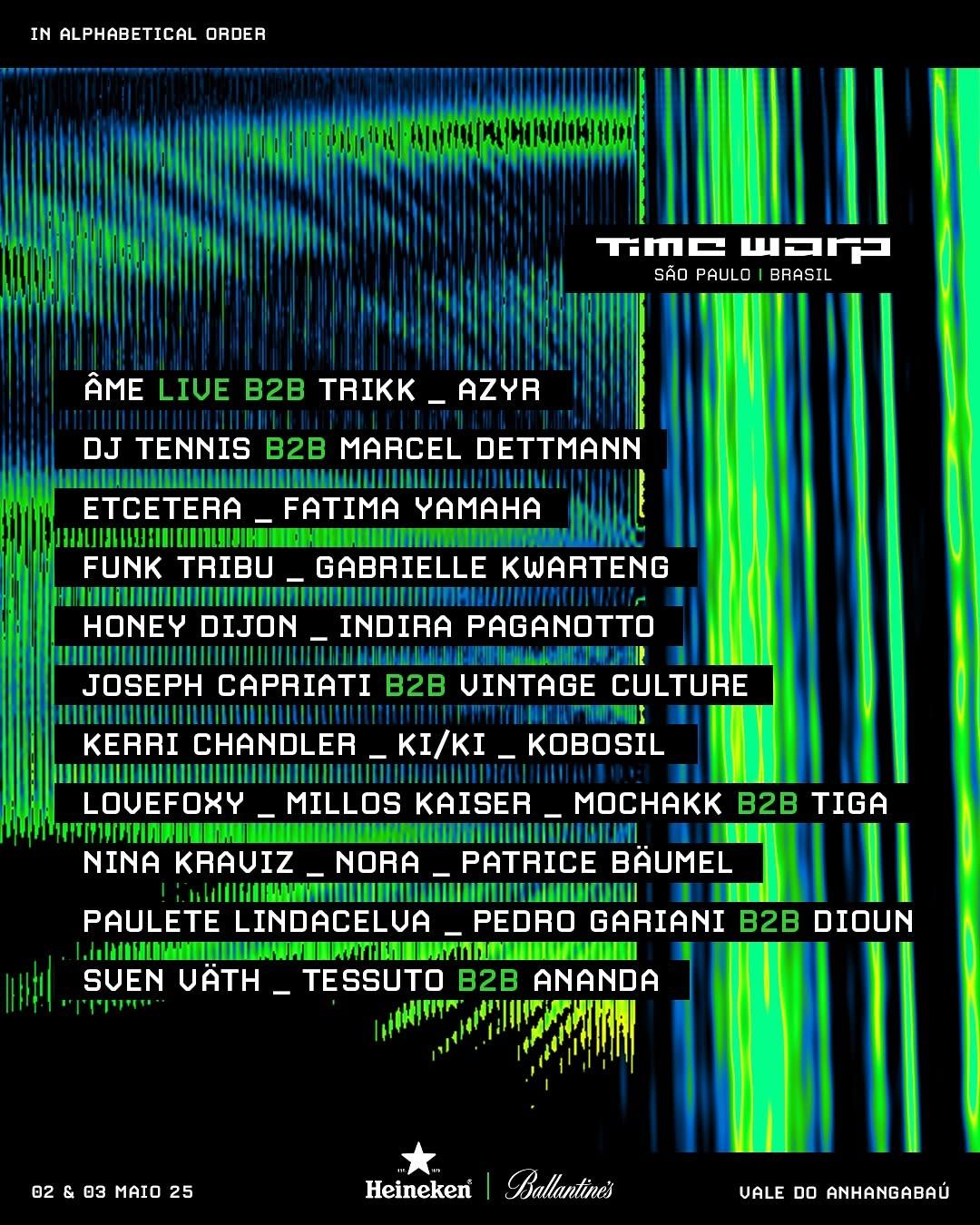 line up time warp