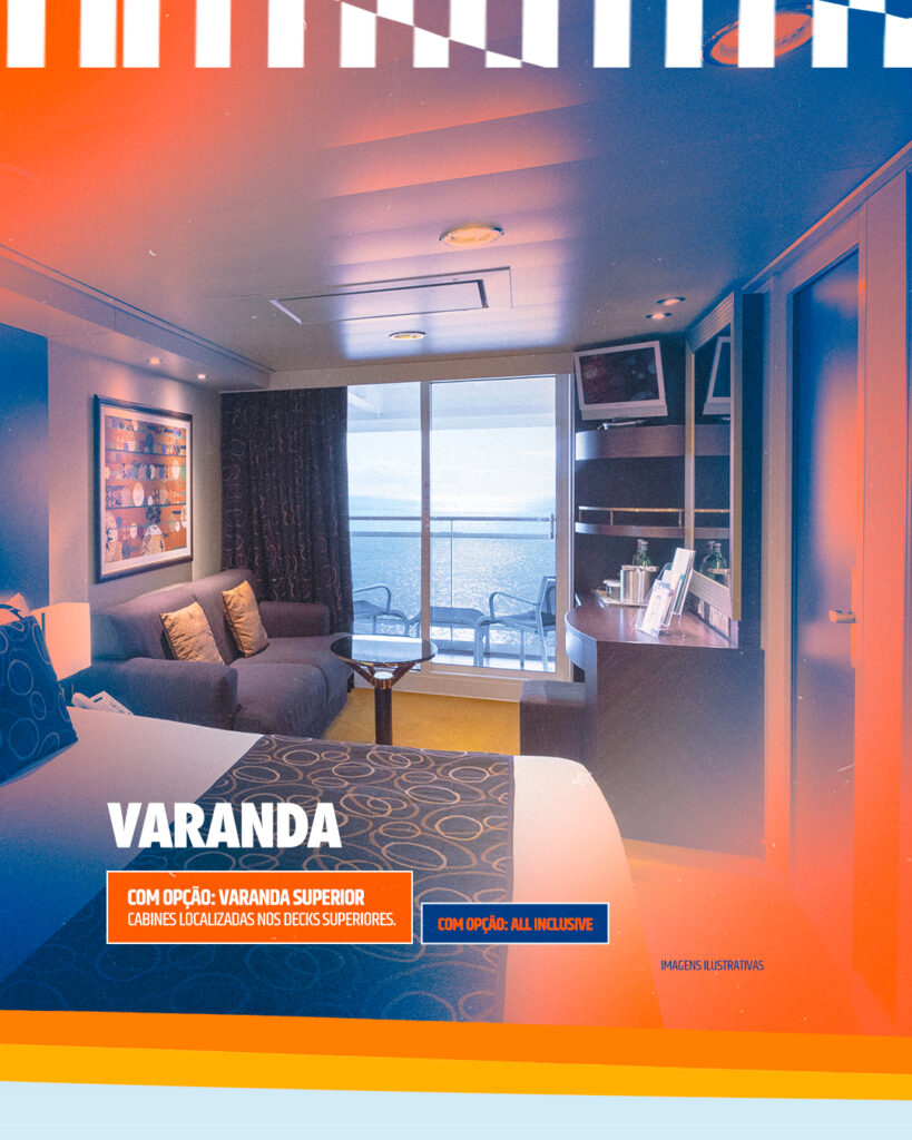 Varanda - Navio Sorriso Maroto | Imagem: divulgação