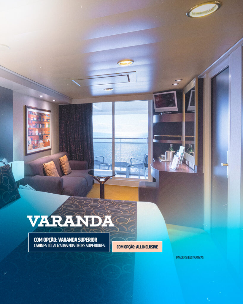 Varanda - Navio Zezé Di Camargo | Imagem: divulgação