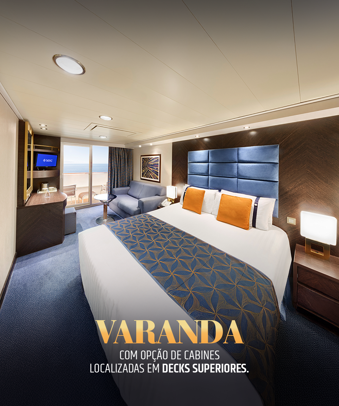 Embaixador em Alto-mar | Varanda