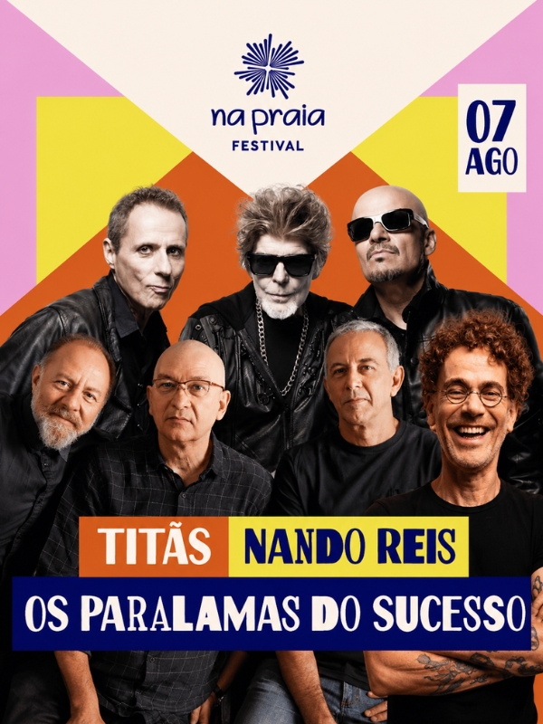 Na Praia Titãs + Os Paralamas