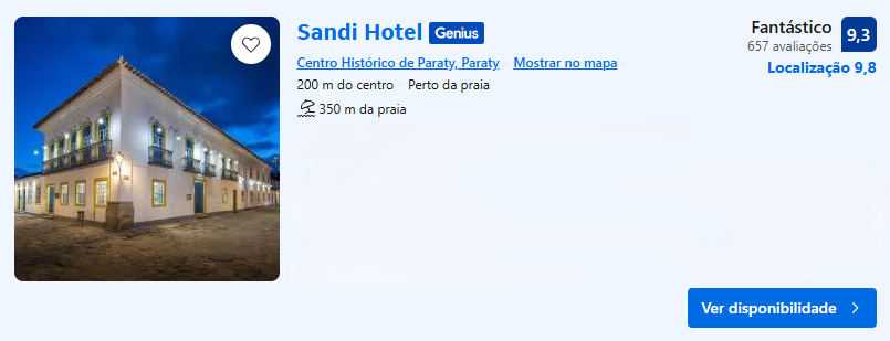 Sandi Hotel | Imagem: Booking.com