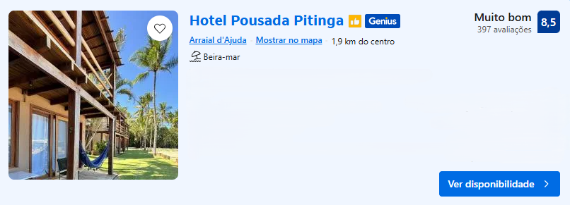 Hotel Pousada Pitinga | Imagem: Booking.com